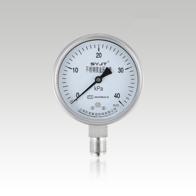YE-B系列 不锈钢膜盒压力表